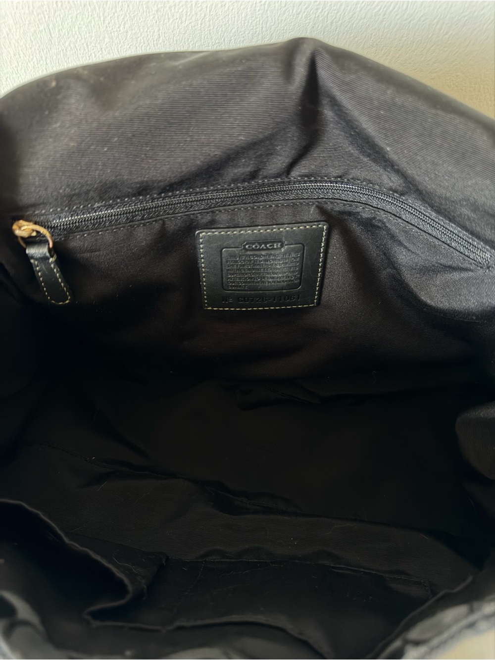 Coach Signature Hampton Flap Bag 11061 - Picture 9 of 9